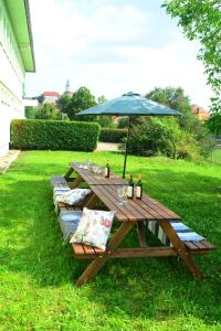 A garden outside Apartmány Pemag Mikulov
