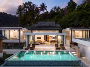 Πισίνα στο ή κοντά στο Samui Relax Airfreshing Privacy Modern Luxury Seaview Natural Rainforest Infinity Pool Villa With 3 Beds Suits With Housekeeper