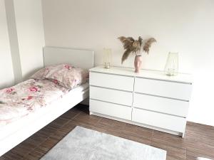 Posteľ alebo postele v izbe v ubytovaní Apartment Lilly