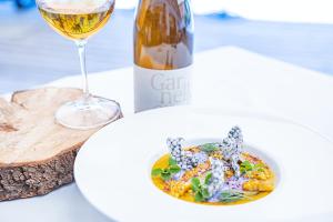 Nápoje v ubytovaní Vegan Hotel La Vimea