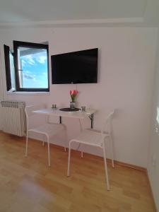 TV a/nebo společenská místnost v ubytování Guesthouse Resan