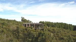 a house on a hill in the middle of a forest at Casa Pionono - Sopó in Guasca