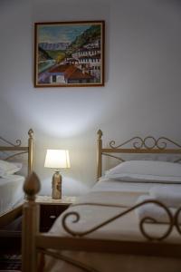 Ένα ή περισσότερα κρεβάτια σε δωμάτιο στο Hotel Borklad
