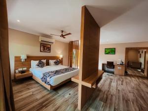 Katil atau katil-katil dalam bilik di DESI THATH RESORT