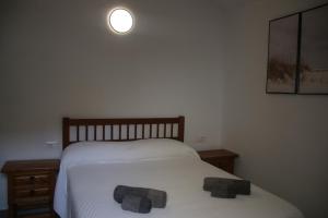 Posteľ alebo postele v izbe v ubytovaní Villa Darío en Nazaret