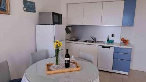 Kuchyň nebo kuchyňský kout v ubytování apartment istria