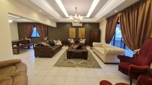 A seating area at Unique Furnished Holiday Villa Bahrain