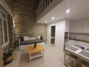 Χώρος καθιστικού στο Loft