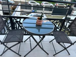 Balkón alebo terasa v ubytovaní Appartement à 15min de paris