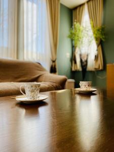 Posezení v ubytování ユーカラ屋 + 37 fotografií