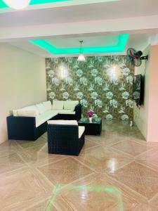 Ένα ή περισσότερα κρεβάτια σε δωμάτιο στο Campement a flic en flac