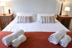Posteľ alebo postele v izbe v ubytovaní B&B Can Jan