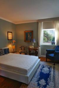 Postel nebo postele na pokoji v ubytování Ferienwohnung Martina & Augusto