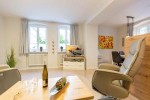Posezení v ubytování Villa Medici Heringsdorf App 01