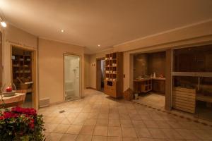 Koupelna v ubytování Rustika - Appartements & Spa