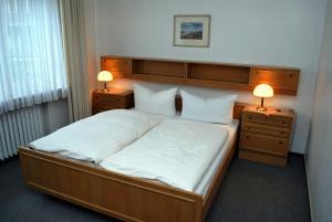 Cama o camas de una habitación en Haus Moers