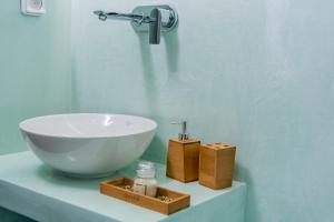 Vannituba majutusasutuses Golden View Suites