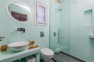 Vannituba majutusasutuses Golden View Suites