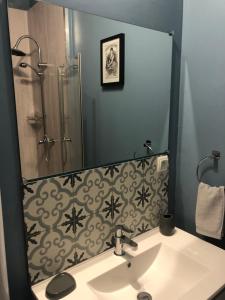 Koupelna v ubytování Les Vieux Chênes