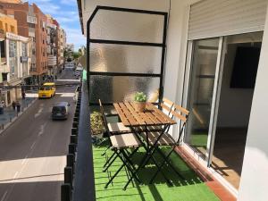 A balcony or terrace at Apartamento del Mar
