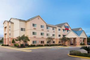 a rendering of a hotel with a parking lot at Fairfield by Marriott Inn & Suites Houston North/Cypress Station in Houston