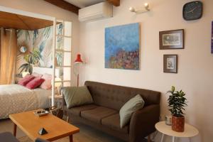 Posezení v ubytování Apartmán Marmeláda