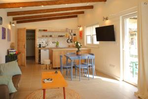 Kuchyň nebo kuchyňský kout v ubytování Apartmán Marmeláda