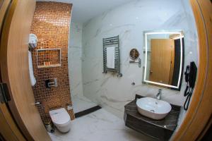Koupelna v ubytování Iris Hotel Baku - Halal Hotel