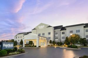 a rendering of the front of a hotel at Fairfield Inn and Suites Wilson in Wilson