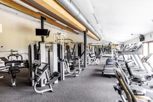 Fitness centrum a/nebo fitness zařízení v ubytování Jura Sport & Spa Resort