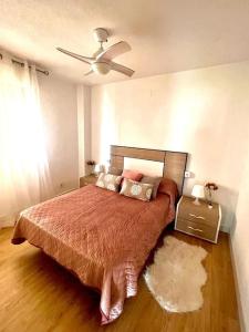 Postel nebo postele na pokoji v ubytování Balcón al mediterráneo