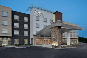 a rendering of a hotel with a building at Fairfield Inn & Suites by Marriott Lake Geneva in Lake Geneva