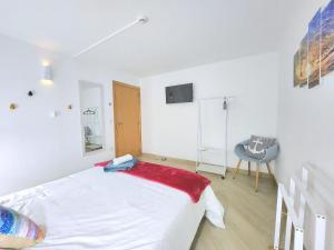 Postel nebo postele na pokoji v ubytování Quartos para viajantes, surfistas, grupos, Boa Energia