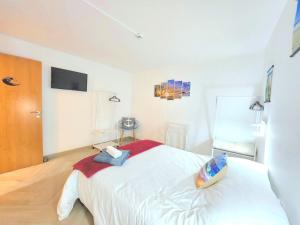 Postel nebo postele na pokoji v ubytování Quartos para viajantes, surfistas, grupos, Boa Energia