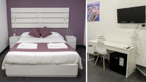 Postel nebo postele na pokoji v ubytování Soave Rooms