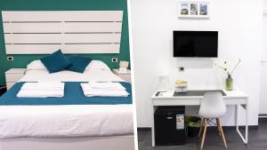 Postel nebo postele na pokoji v ubytování Soave Rooms