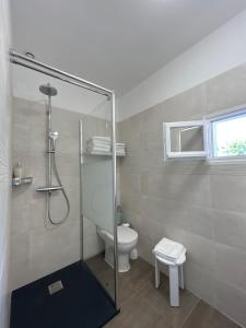Hôtel Punta e Mare des Chambres ou des Appartements T2的一间浴室