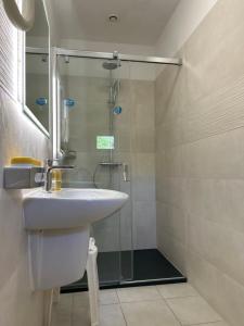 Hôtel Punta e Mare des Chambres ou des Appartements T2的一间浴室