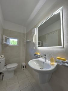 Hôtel Punta e Mare des Chambres ou des Appartements T2的一间浴室