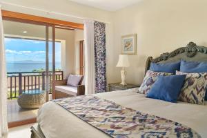 Postel nebo postele na pokoji v ubytování Hermoso Pent-house con Vista a la Bahía + 52 fotografií