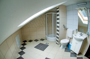 Koupelna v ubytování Hotel Konak Konjic