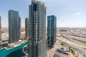 Utsikt over Dubai, enten fra leiligheten eller fra et annet sted