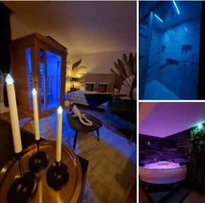 Fotografie z fotogalerie ubytování Escapade Mâconnaise Spa-Sauna-Ciel de pluie tropicale-Champagne Nuit Romantique v destinaci Mâcon