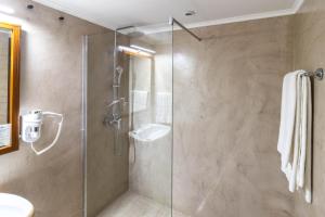 Koupelna v ubytování Hotel A.S. Sao Joao da Madeira