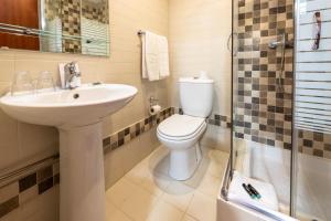 Koupelna v ubytování Hotel A.S. Sao Joao da Madeira