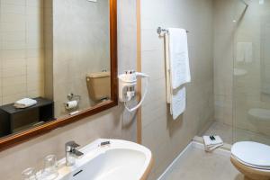 Koupelna v ubytování Hotel A.S. Sao Joao da Madeira