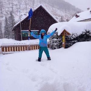 Vila Devana during the winter