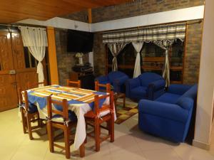 Χώρος καθιστικού στο Casa De Los Colores