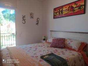 Ένα ή περισσότερα κρεβάτια σε δωμάτιο στο Habitación privada en casa particular, montaña