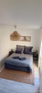 Postel nebo postele na pokoji v ubytování Appartement La Petite Souris